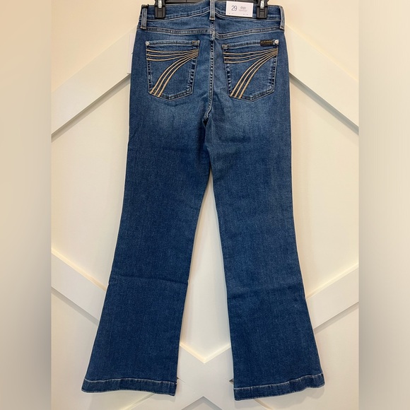 7 For All Mankind Dojo Original Jeans Trouser NWT Size 29 7FAMK Color Fawn - Picture 3 of 8